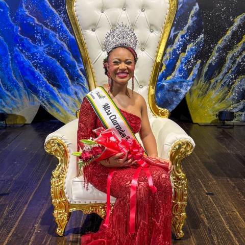 Miss Clarendon Festival Queen, Jenieve Richards poses following her victory in the parish coronation competition on Saturday, June 27, at the Glenmuir High School in May Pen. The business consultant and youth advocate will represent the parish of Clarendon at the National Miss Jamaica Festival Queen Competition in August.