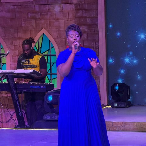 Daina Craig performs during this season's Jamaica Gospel Star Competition.