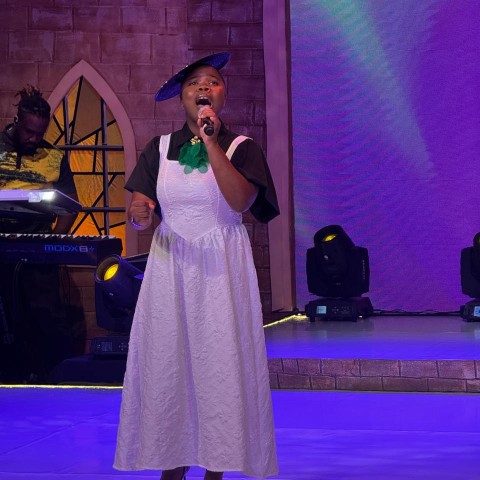 Serena Bolton performs during this season's Jamaica Gospel Star Competition.